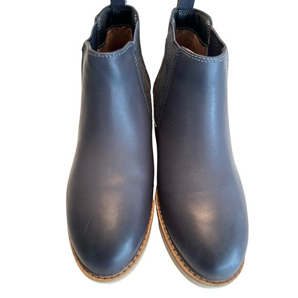 SoftWalk Wildwood Women's Grey Leather Chelsea Boot Size 8 M Comfortable Wedge - Picture 5 of 6